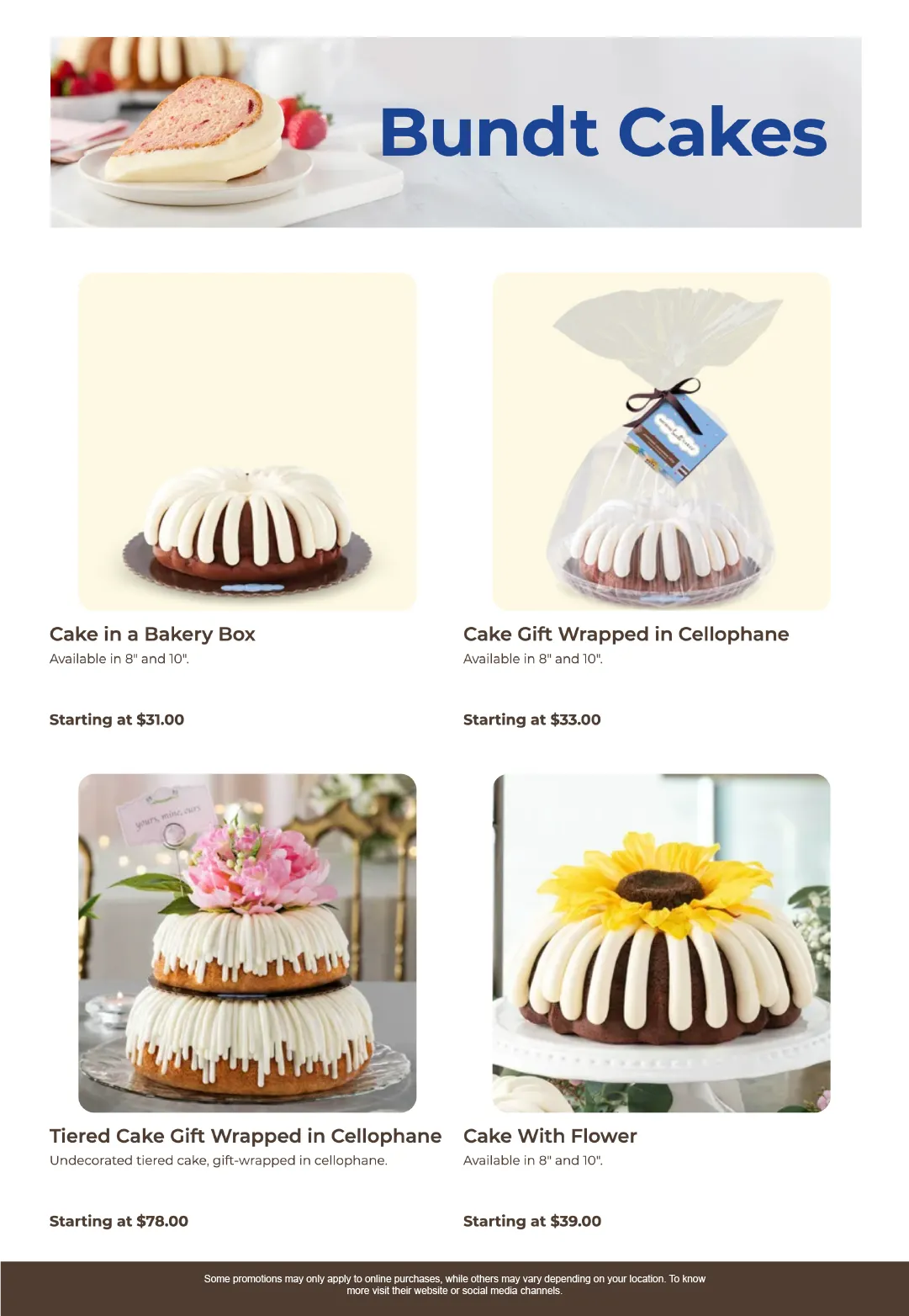 Weekly ad  Nothing Bundt Cakes Sales from January 23 to February 6 2026 - Page 2