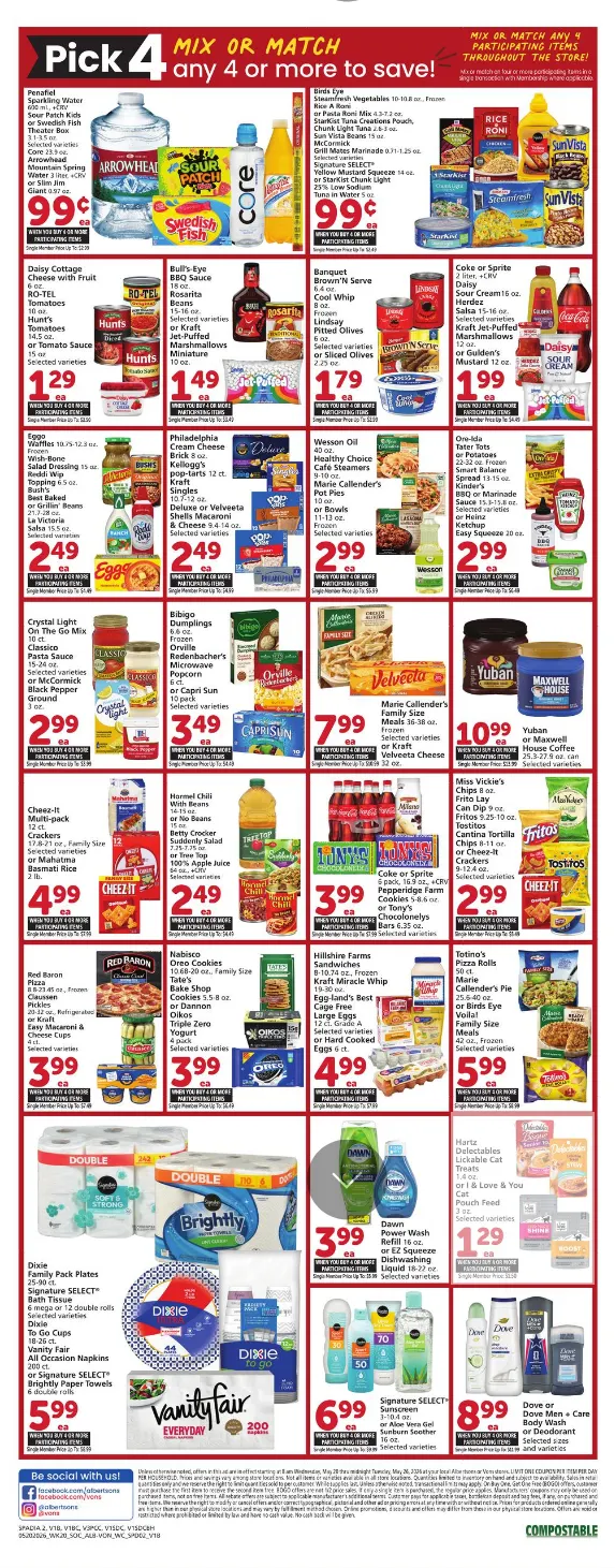 Weekly promotion Vons Sales spanning from May 20 to May 26 2026 - Page 3 for Catalogue 365
