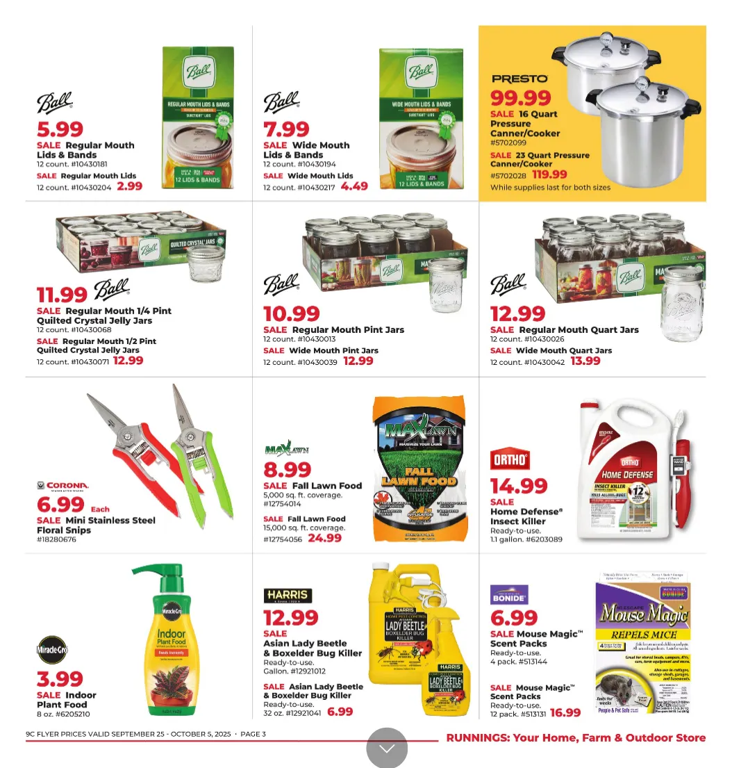 Weekly ad Runnings Sales from September 25 to October 5 2025 - Page 3