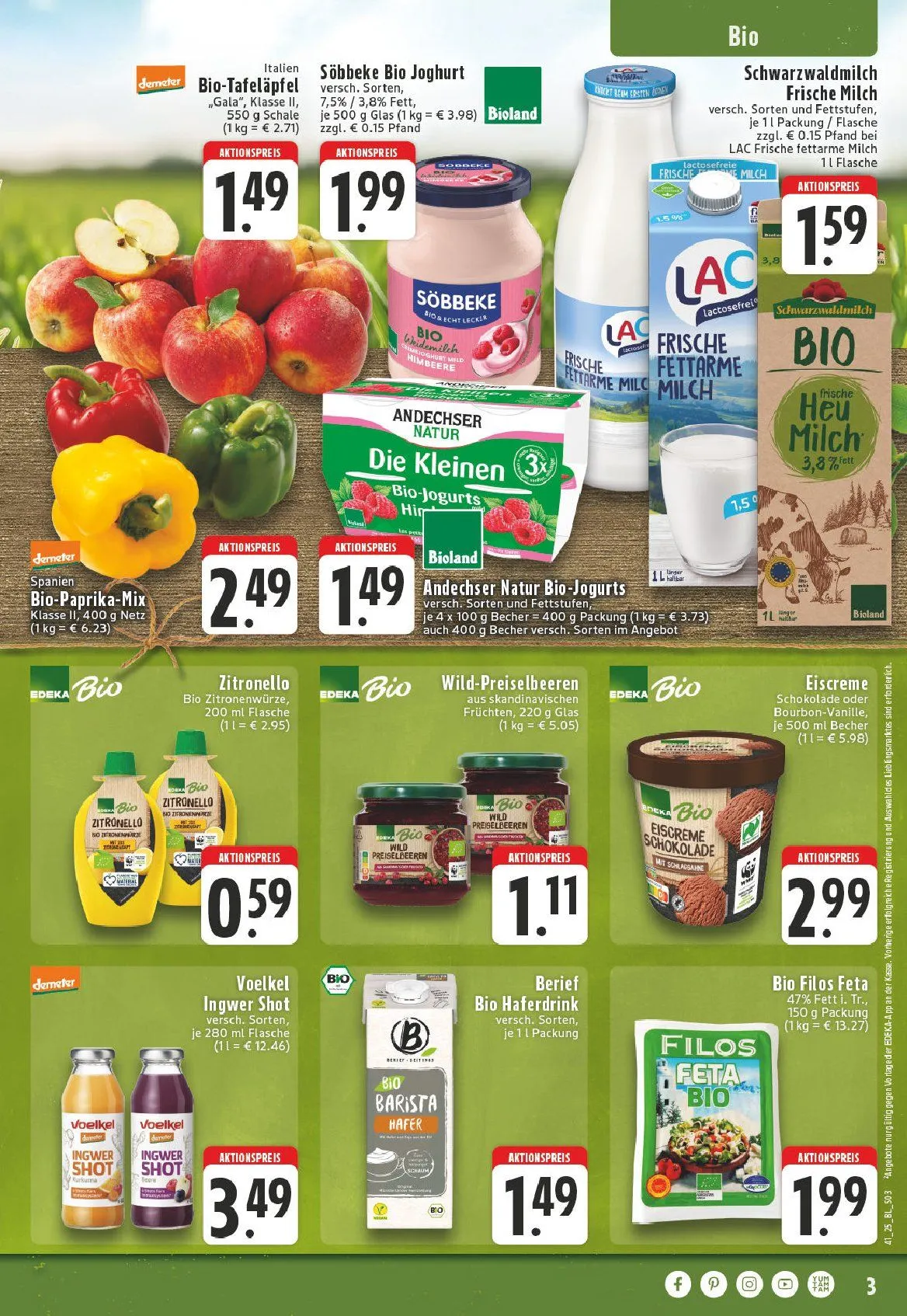 Edeka Prospekte von 5. Oktober bis 10. Oktober 2025 - Prospekt seite 3