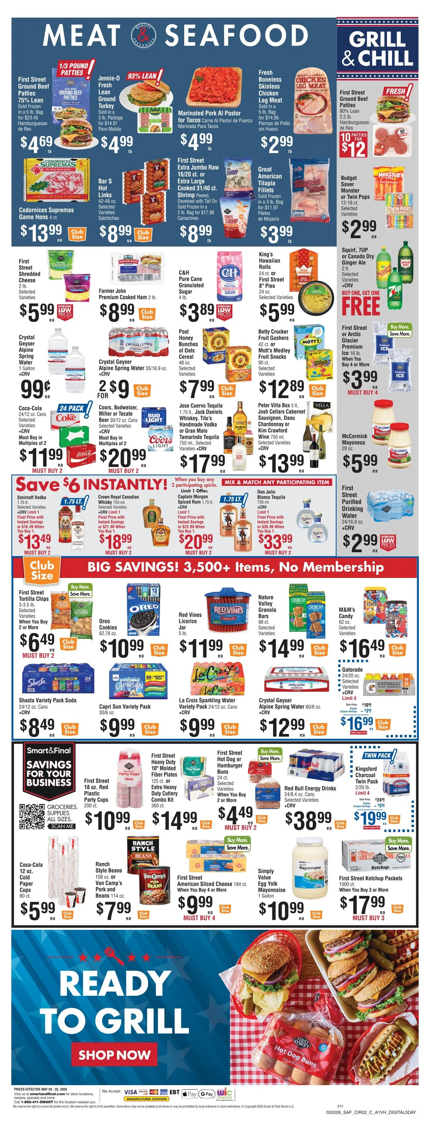 Weekly promotion Smart and Final Sales spanning from May 20 to May 26 2026 - Page 3 for Catalogue 365