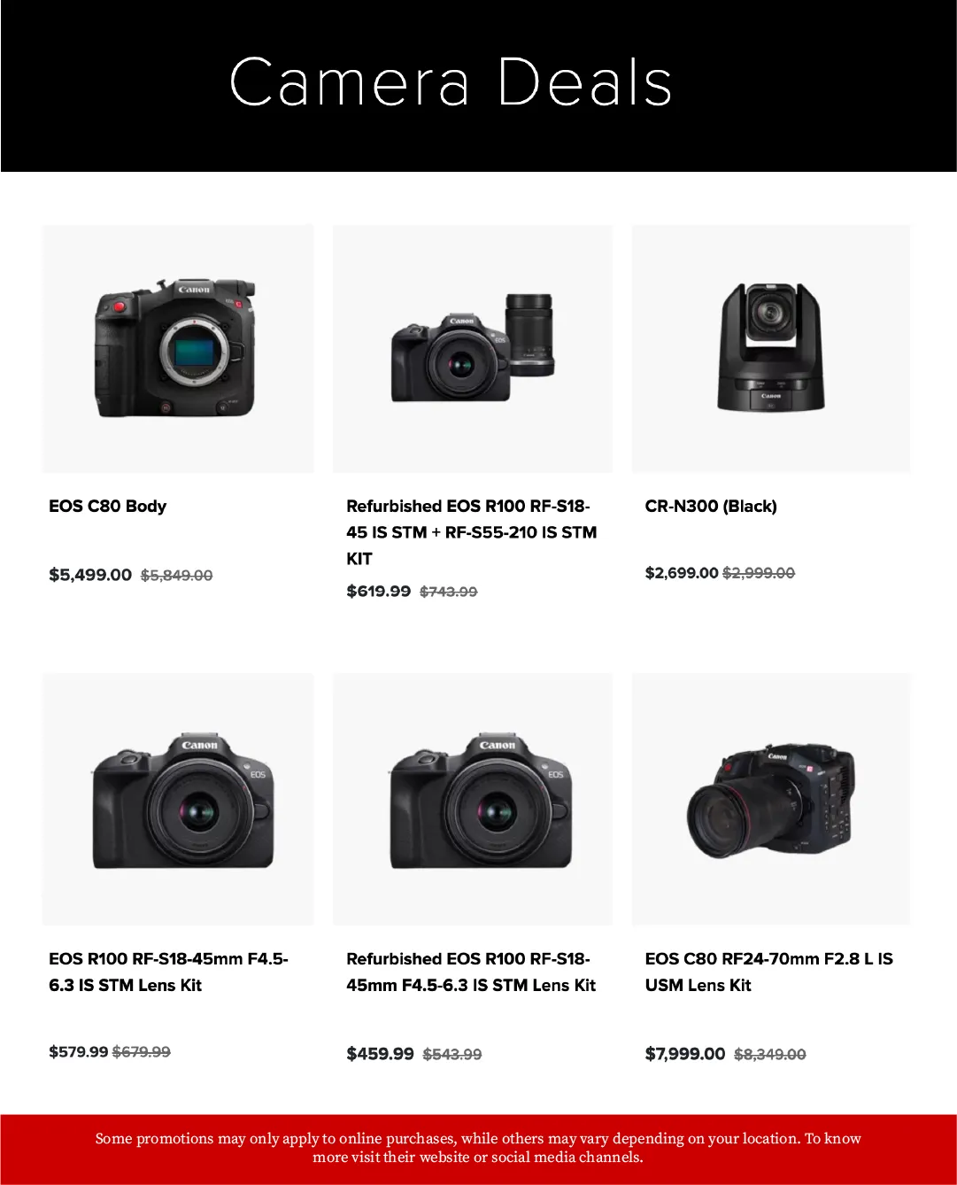 Weekly ad  Canon Sales from April 9 to April 30 2026 - Page 2