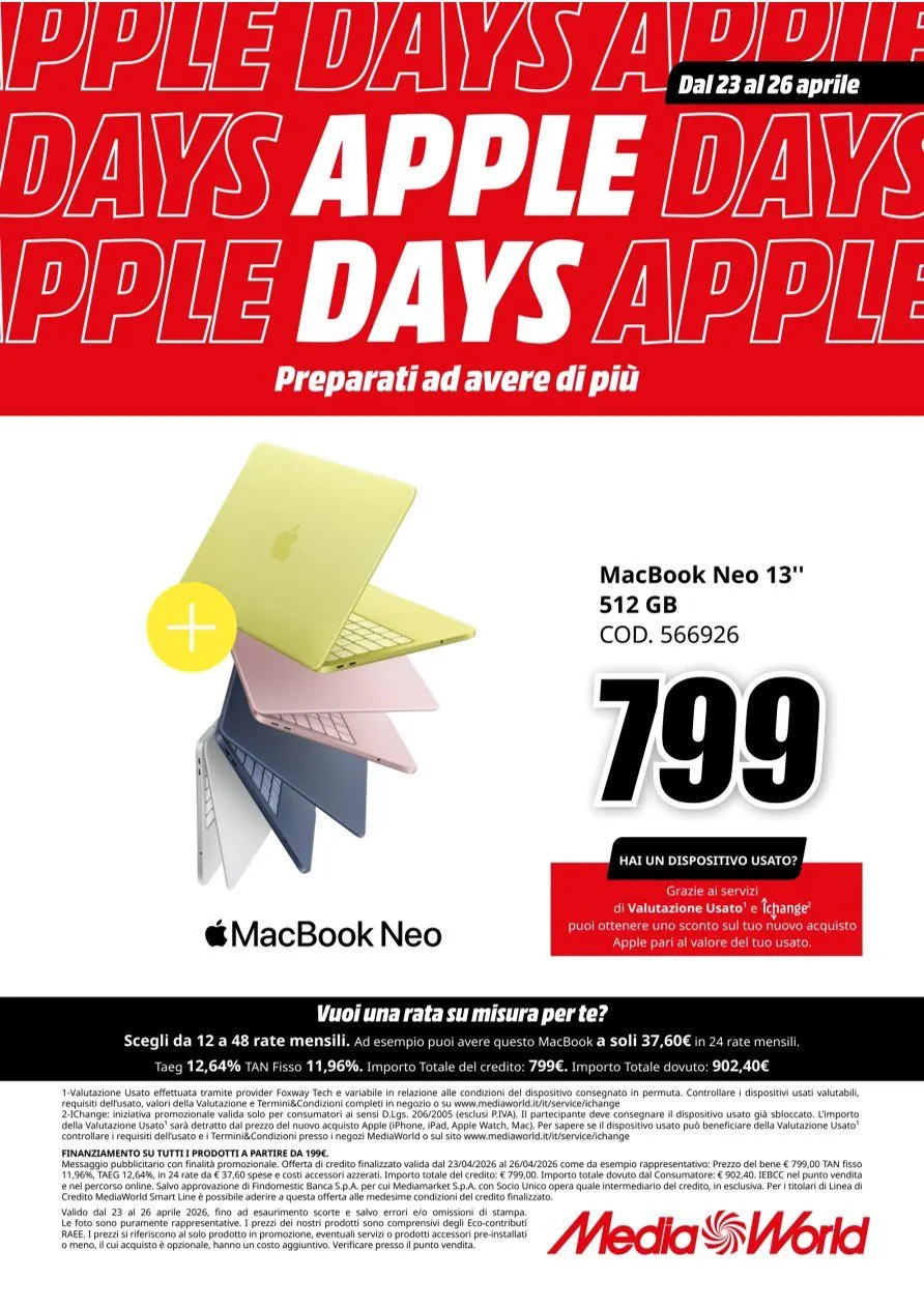 Volantini MEDIAWORLD da 23 aprile a 26 aprile di 2026 - Pagina del volantino 3