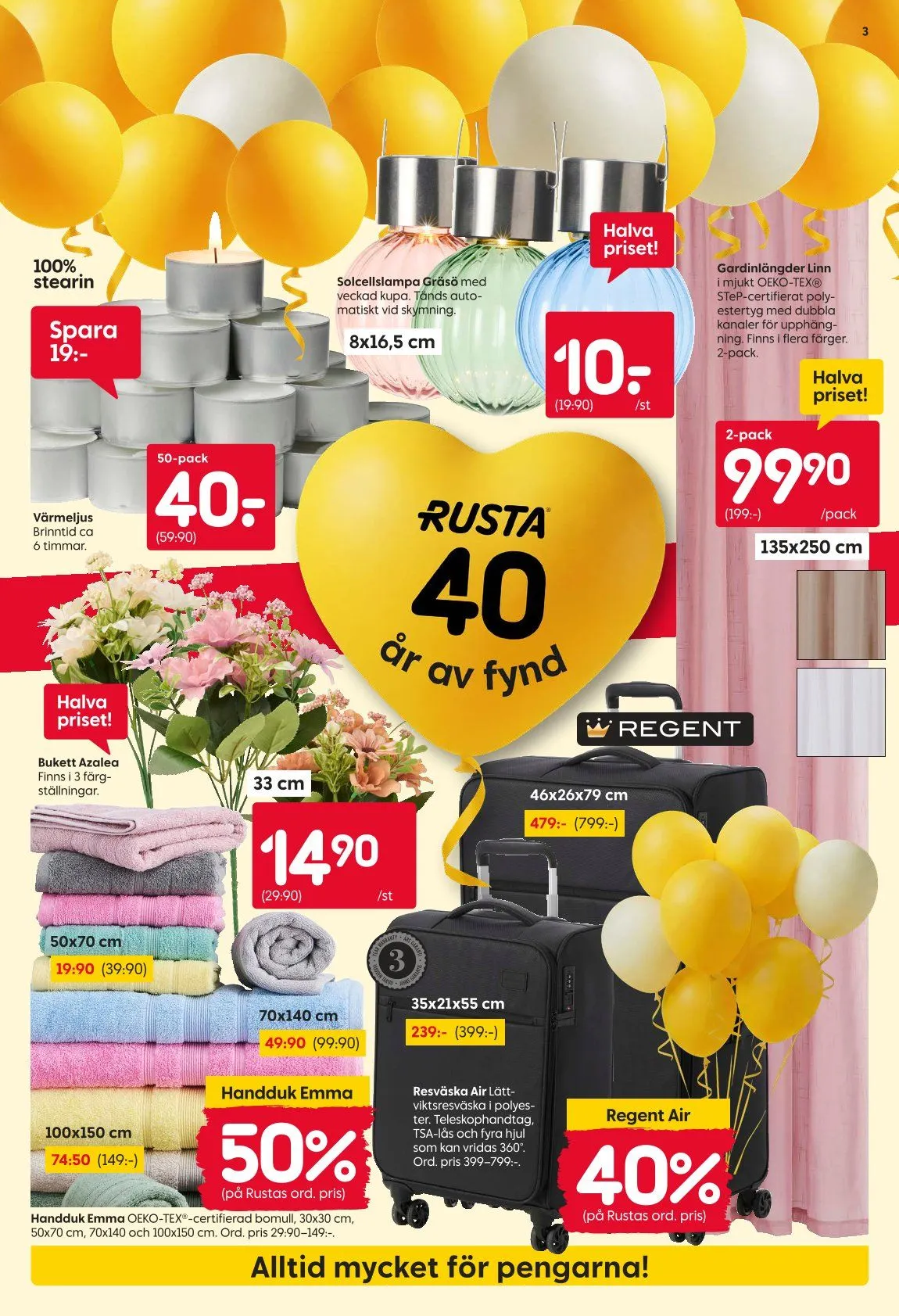 Rusta Erbjudanden från 13 april till 18 april 2026 - Reklamblad sidor 3