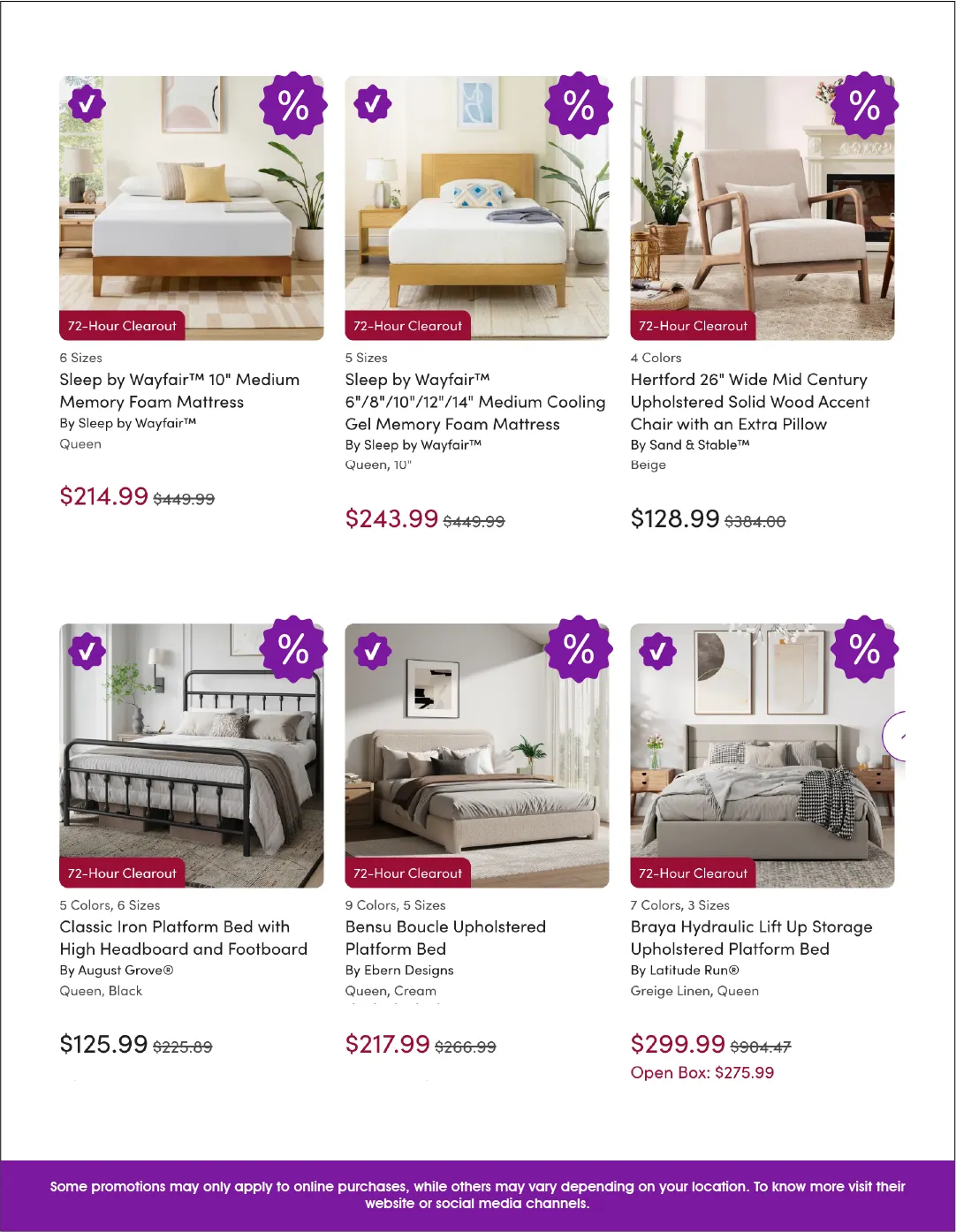Weekly ad  Wayfair Sales from May 8 to May 22 2026 - Page 2