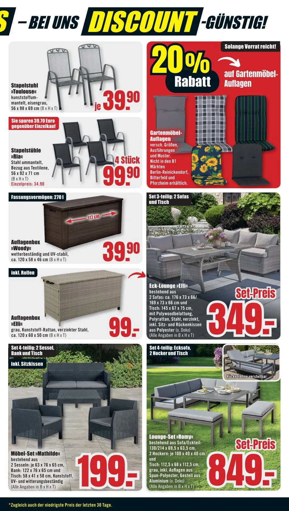 B1 Discount Baumarkt Angebote von 4. April bis 11. April 2025 - Prospekt seite 3