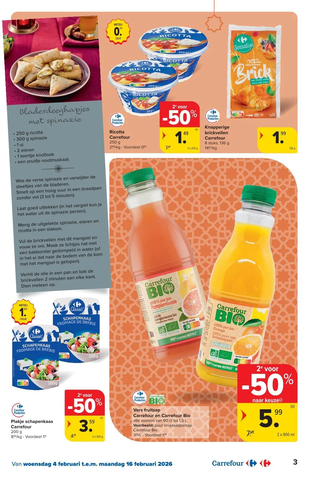 Carrefour folder van 4 februari tot 16 februari 2026 - folder pagina 3