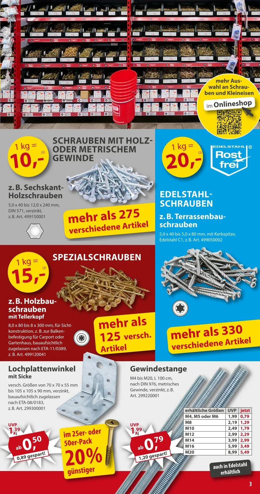  Sonderpreis-Baumarkt Angebote von 28. März bis 4. April 2026 - Prospekt seite 3