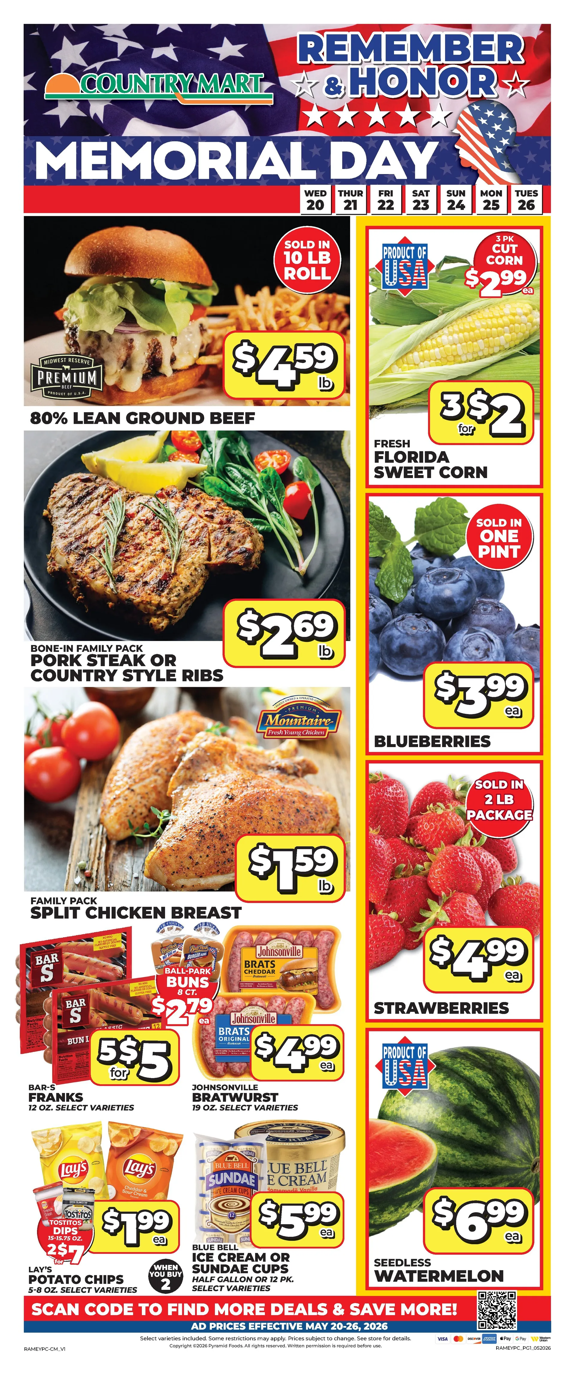 Weekly promotion Country Mart Sales spanning from May 22 to May 28 2026 - Page 3 for Catalogue 365