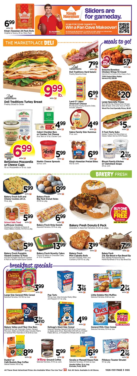 Weekly ad Tops Friendly Markets  Sales from October 26 to November 1 2025 - Page 3