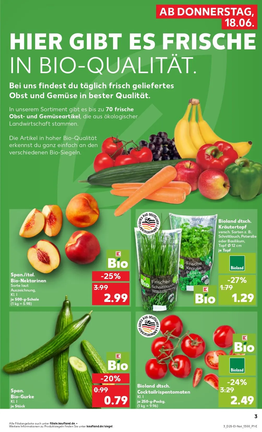 Kaufland Prospekte  von 18. Juni bis 24. Juni 2026 - Prospekt seite 3