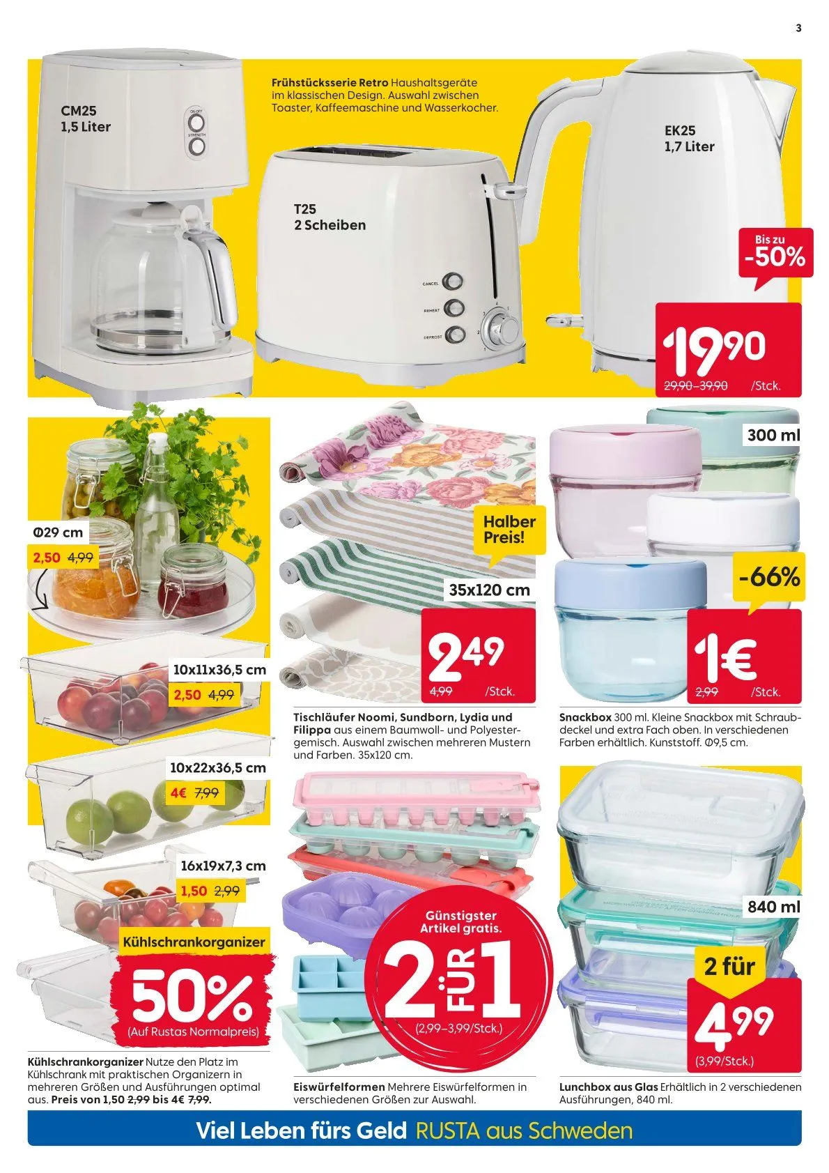 Rusta Prospekte von 16. Juli bis 24. Juli 2026 - Prospekt seite 3