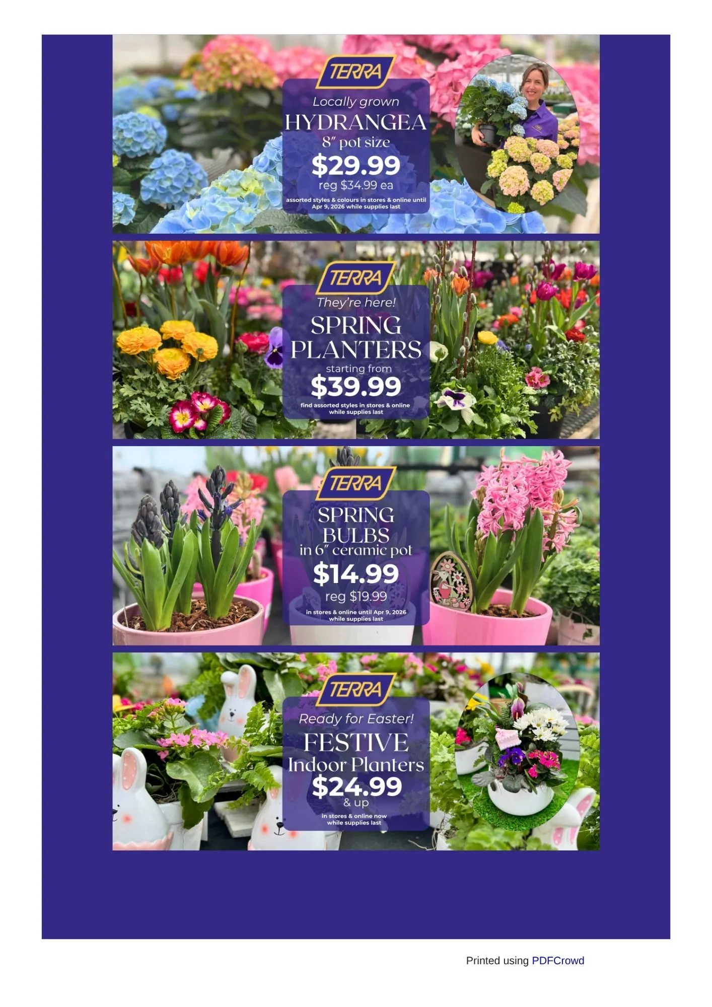 Flyer from April 7 to April 30 2026 - flyer page 2