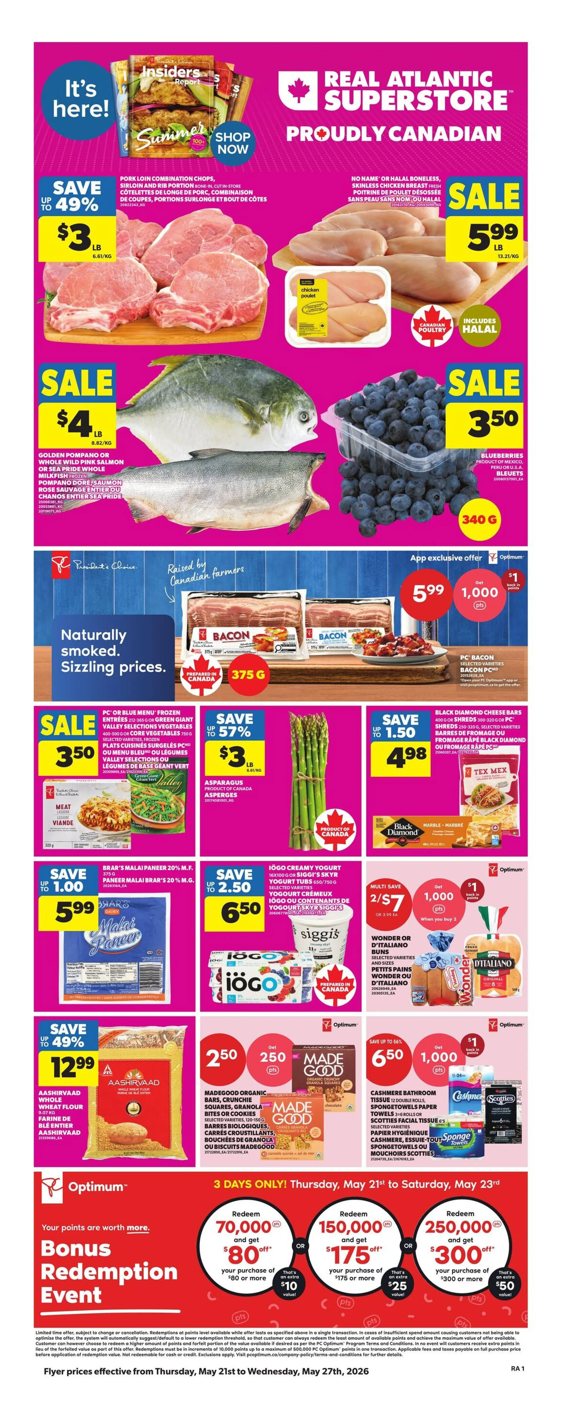 Atlantic Superstore Sales from May 21 to May 27 2026 - flyer page 1