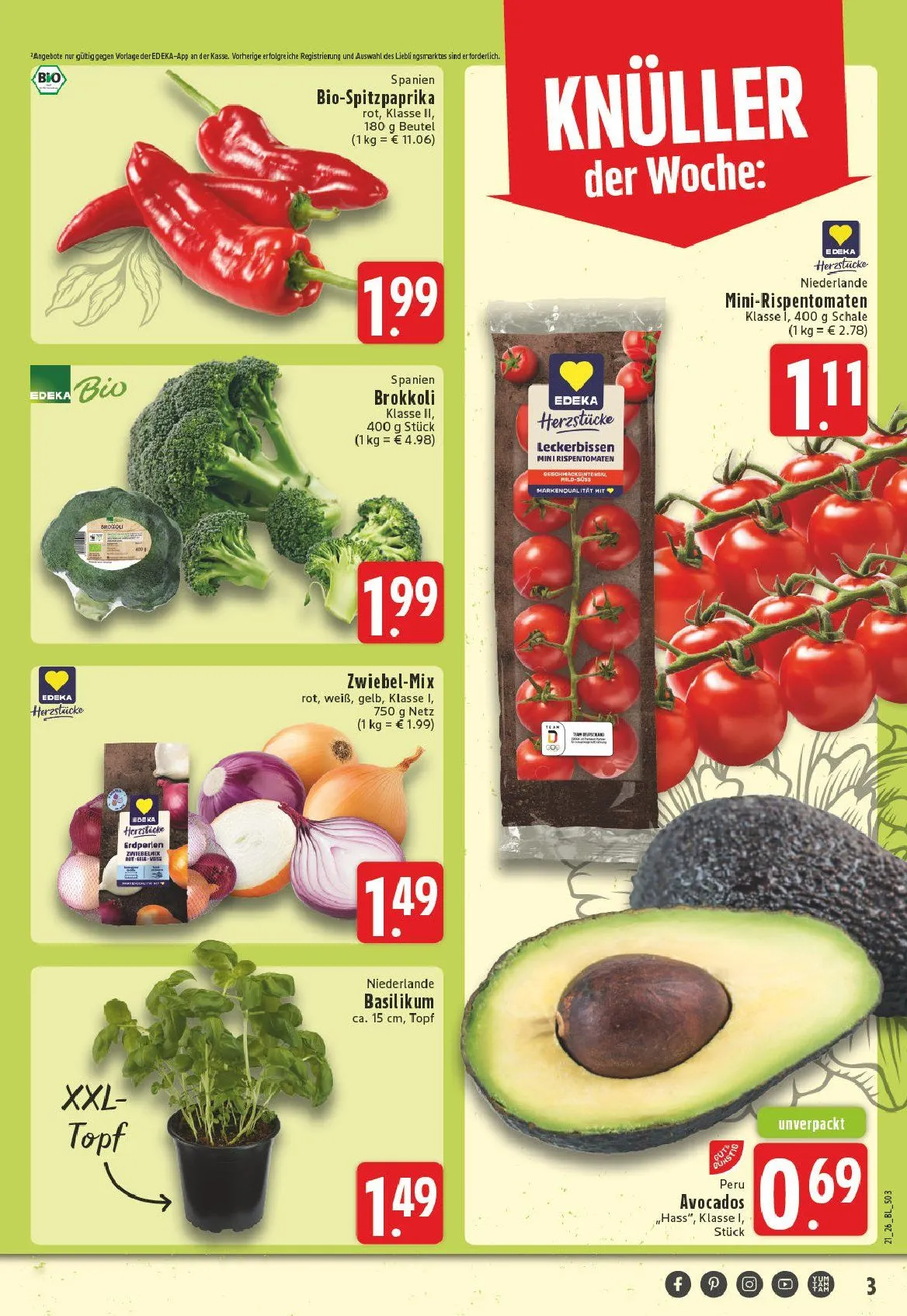 Edeka Angebote von 18. Mai bis 23. Mai 2026 - Prospekt seite 3