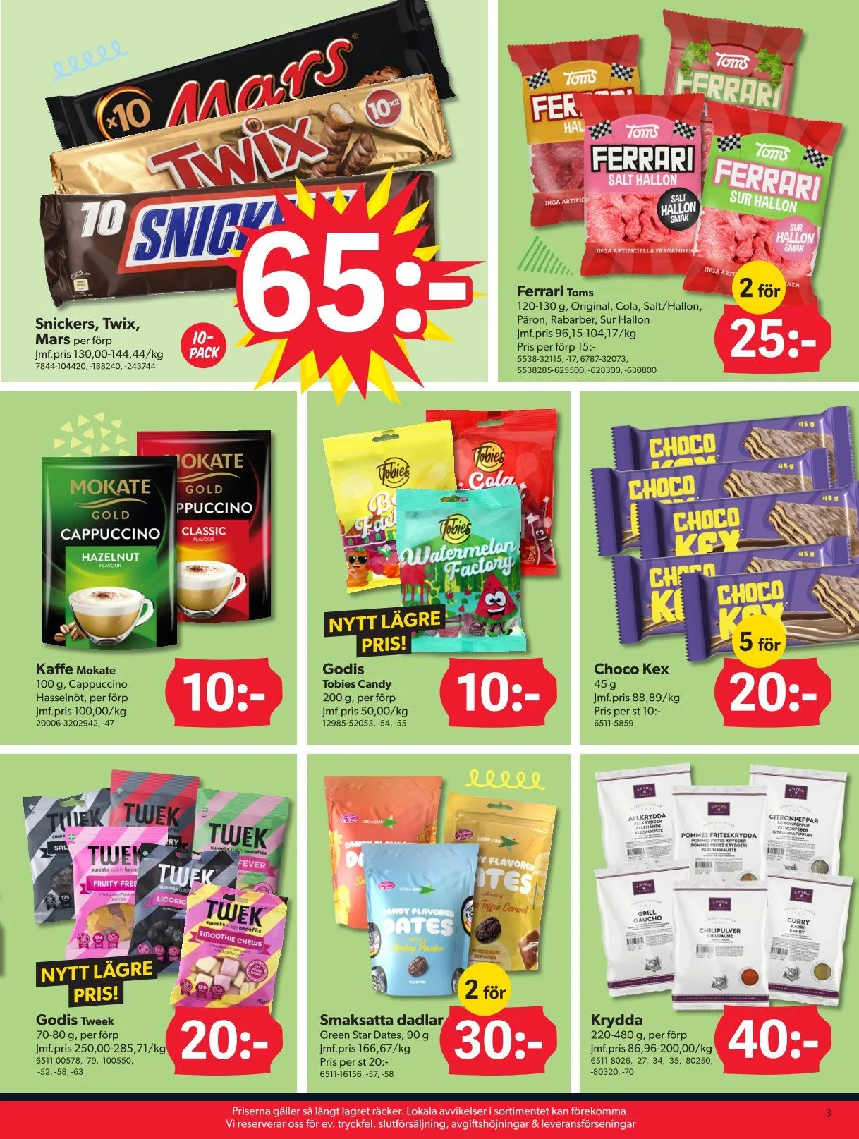 DollarStore erbjudanden  från 11 augusti till 24 augusti 2025 - Reklamblad sidor 3