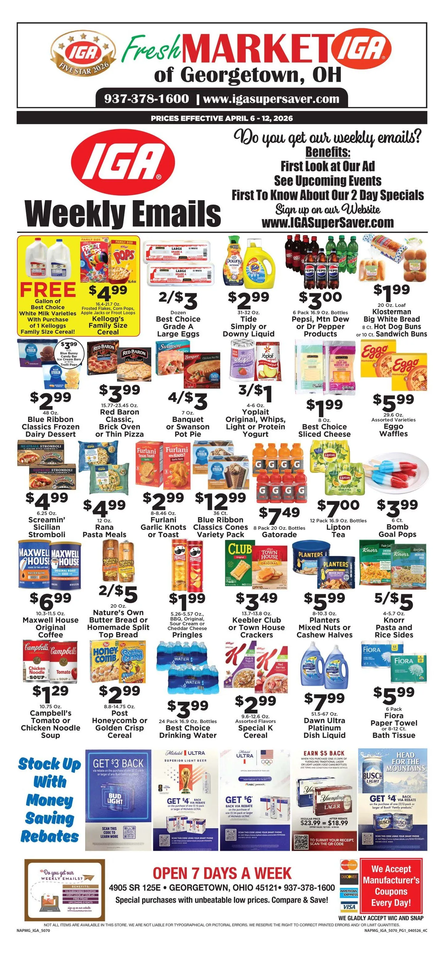 IGA Sales from April 6 to April 12 2026 - flyer page 2