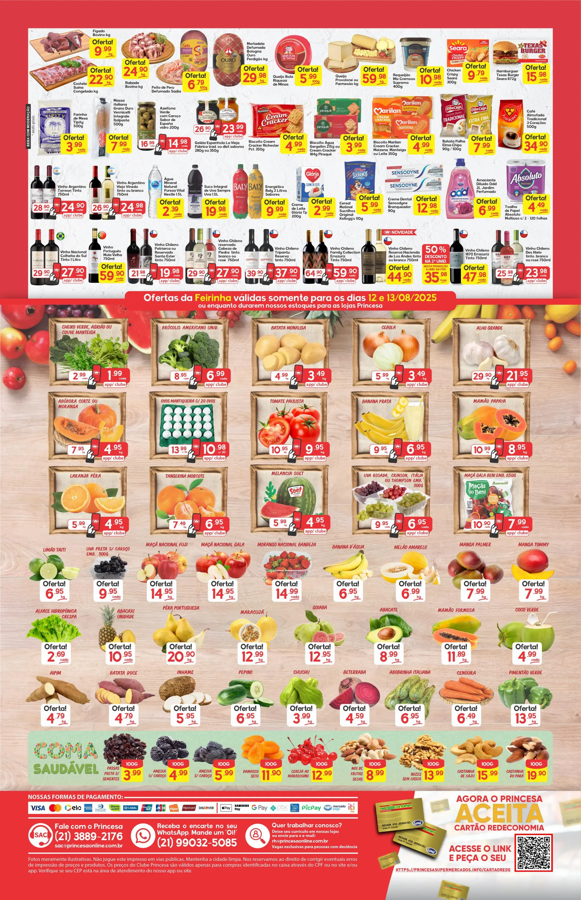 Encarte de Folhetos Supermercados Princesa 11 de agosto até 18 de agosto 2025 - Pagina 2