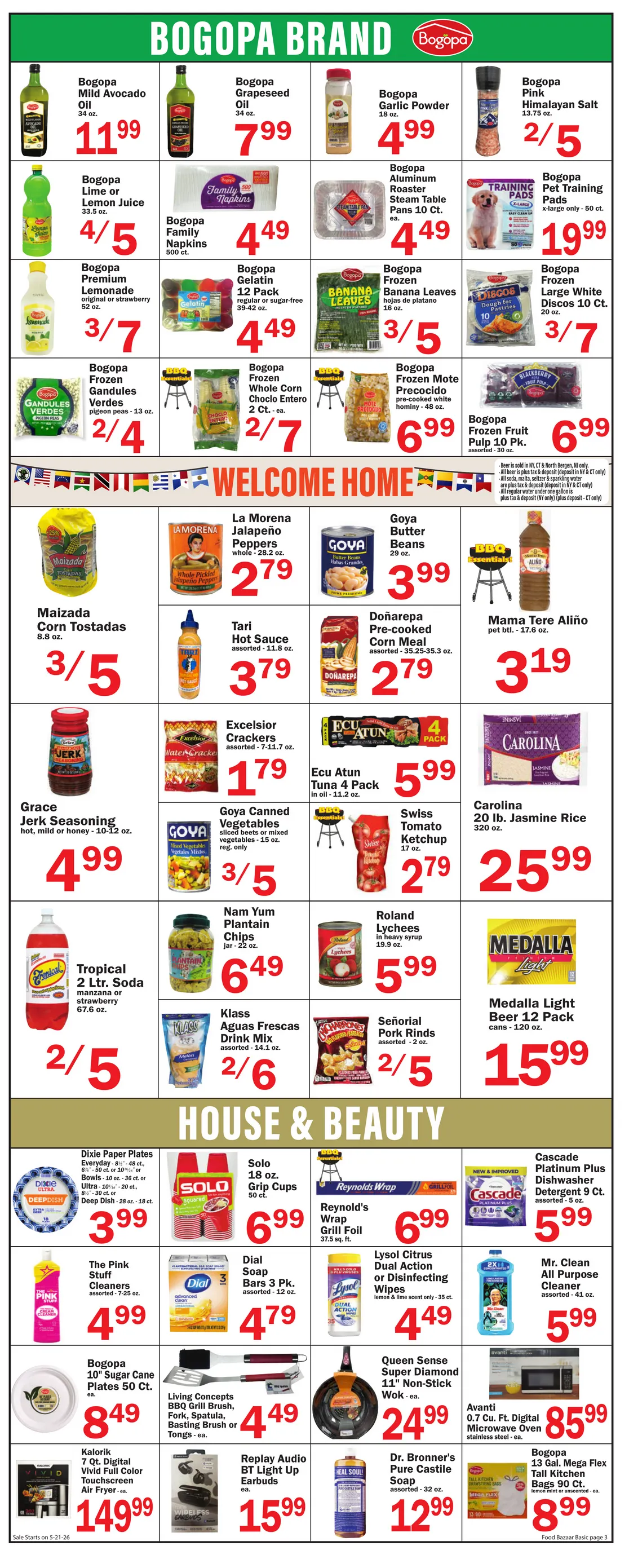 Weekly promotion Food Bazaar Sales spanning from May 21 to May 27 2026 - Page 3 for Catalogue 365