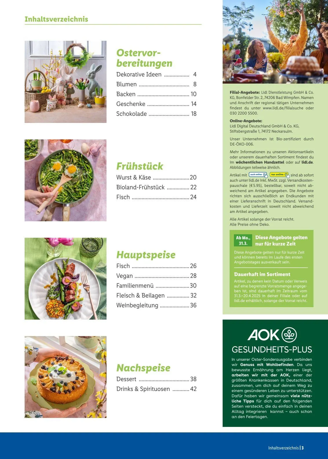 Lidl Prospekt von 25. März bis 20. April 2025 - Prospekt seite 3