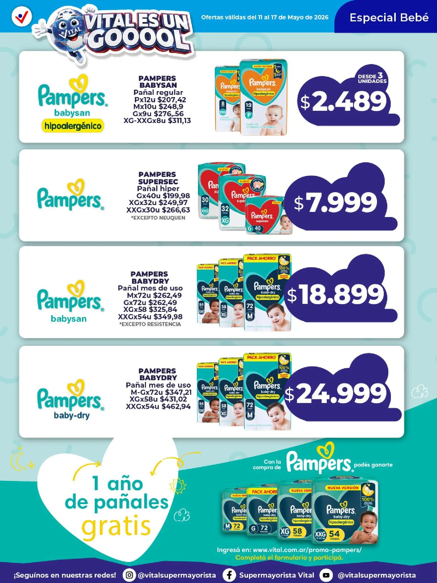Ofertas de  Vital Ofertas 11 de mayo al 17 de mayo 2026 - Página 3 del catálogo