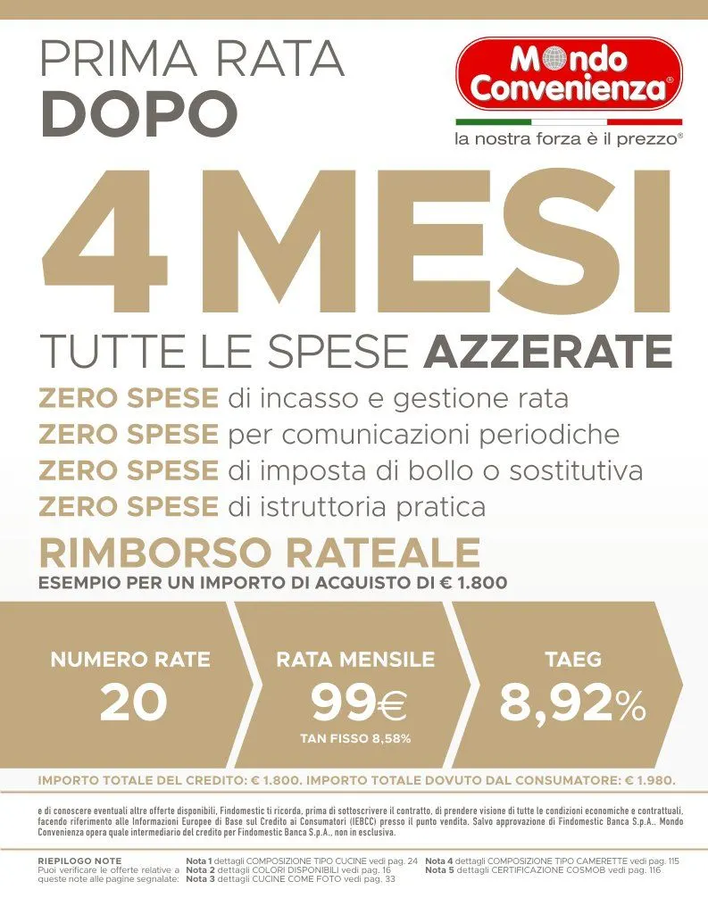 Mondo Convenienza Offerta speciale da 9 gennaio a 31 marzo di 2025 - Pagina del volantino 3