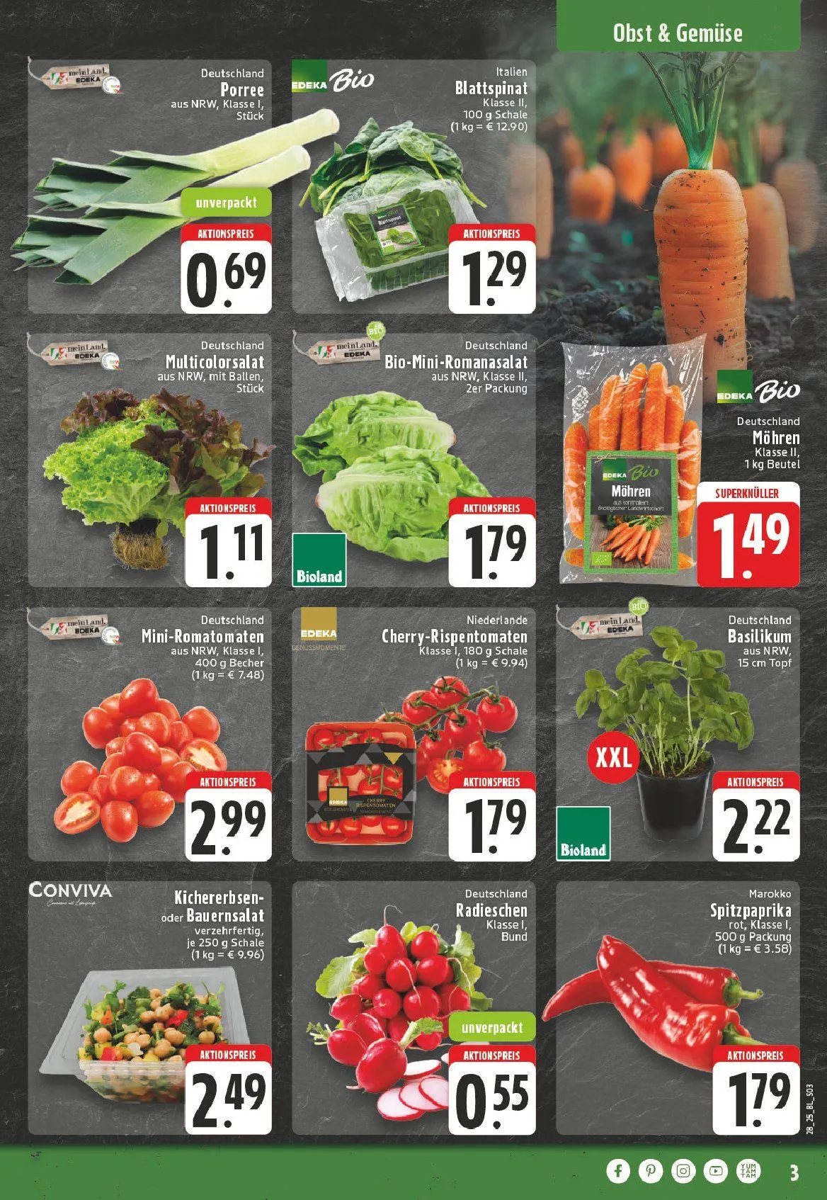 Edeka Prospekte von 7. Juli bis 12. Juli 2025 - Prospekt seite 3