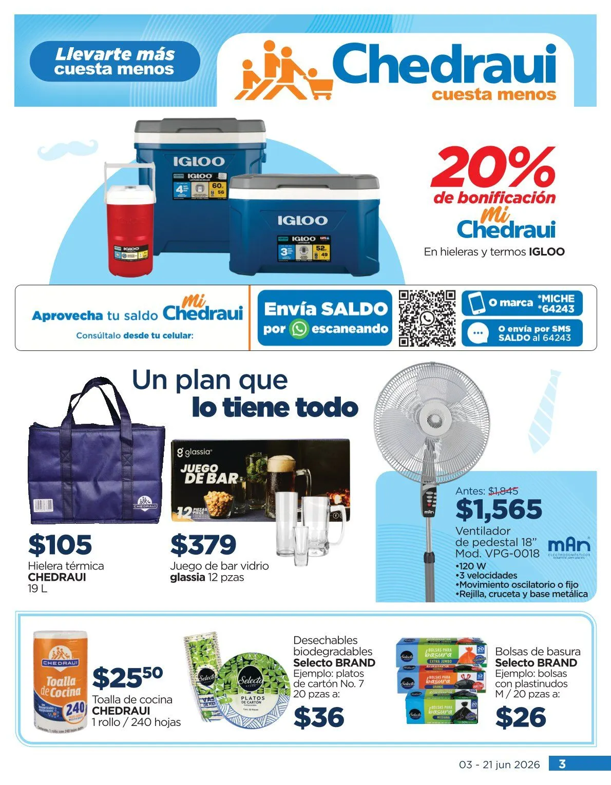 Catálogo de Chedraui Ofertas 3 de junio al 21 de junio 2026 - Pagina 3