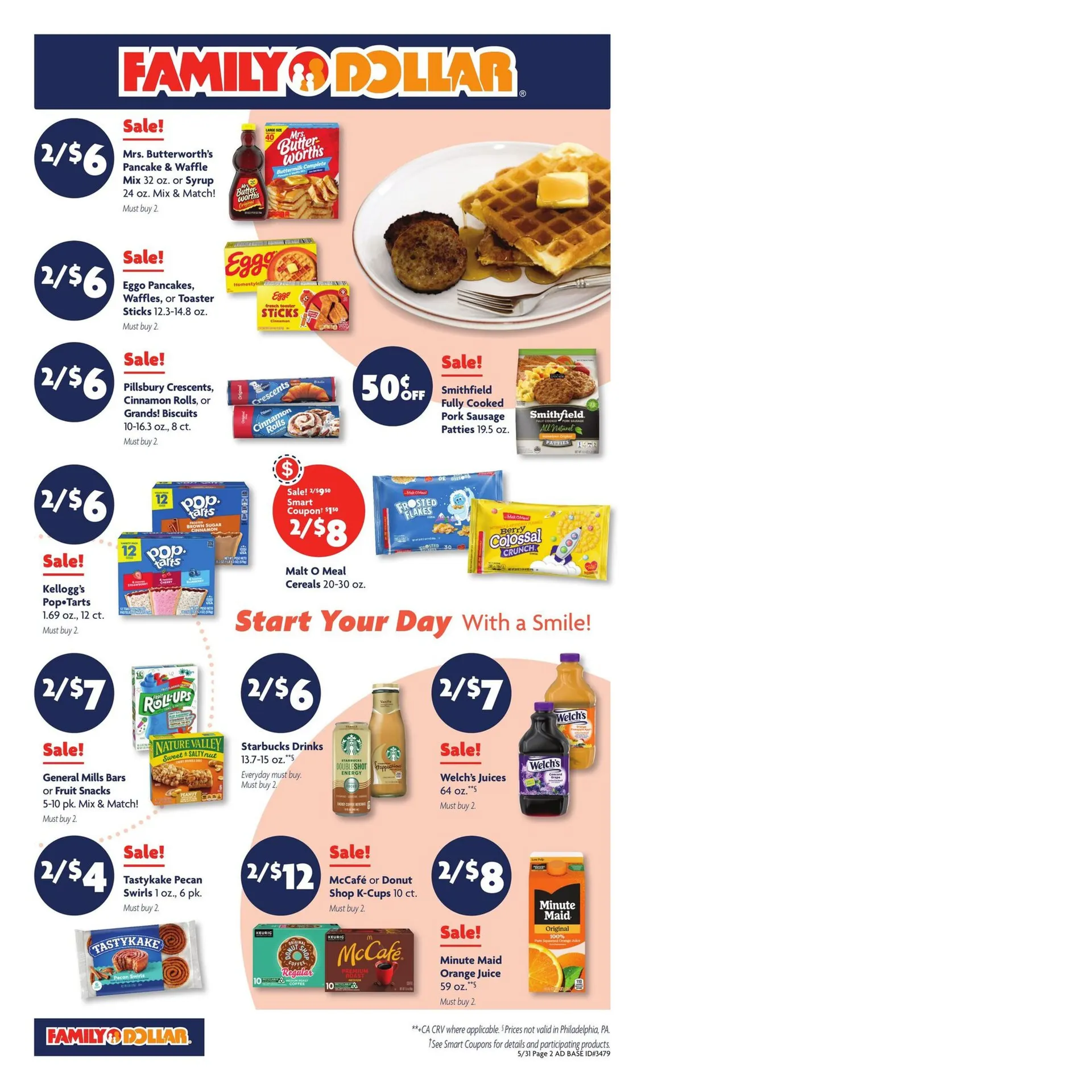 Weekly promotion Family Dollar Sales spanning from May 31 to June 6 2026 - Page 3 for Catalogue 365