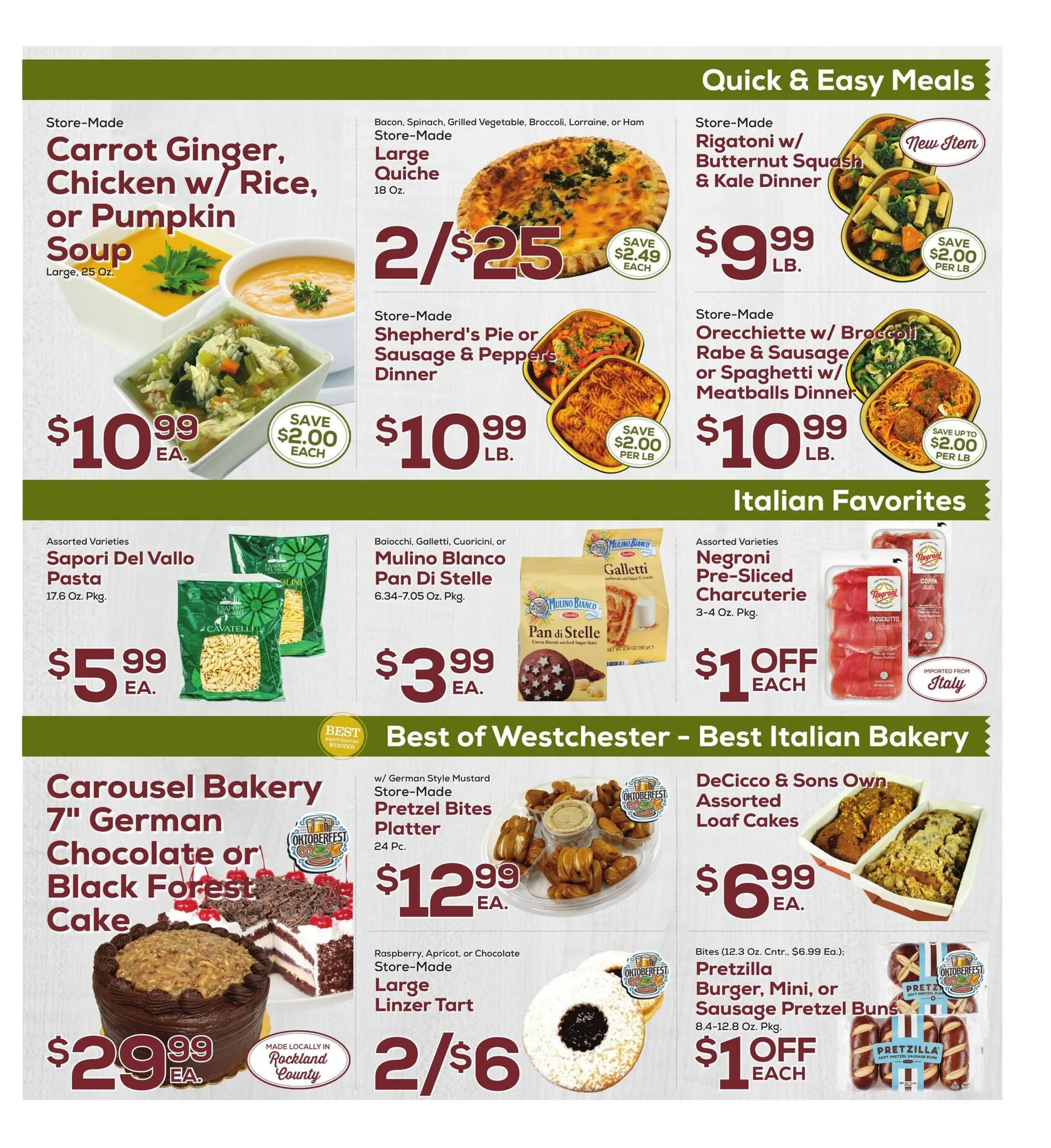 Weekly promotion DeCicco & Sons Sales spanning from September 26 to October 2 2025 - Page 3 for Catalogue 365