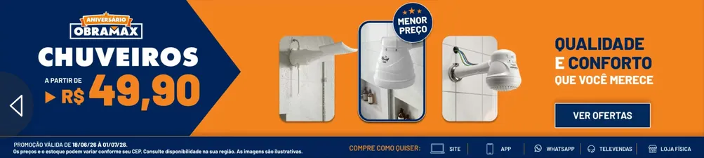 Encarte de Folhetos Obramax  18 de junho até 1 de julho 2026 - Pagina 3