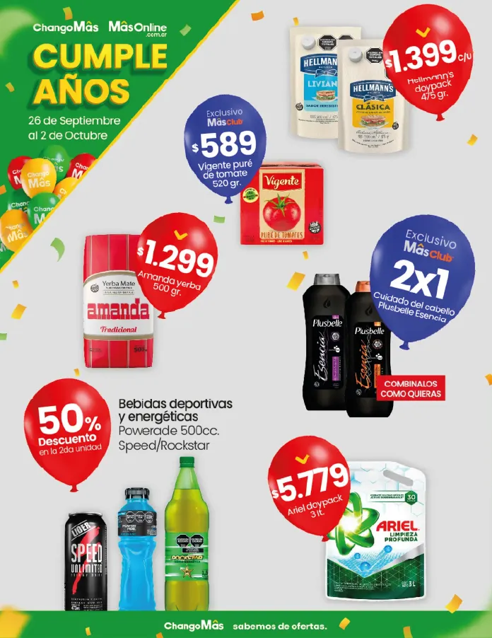 Ofertas de Changomas Cumpleaños 26 de septiembre al 2 de octubre 2024 - Página 2 del catálogo