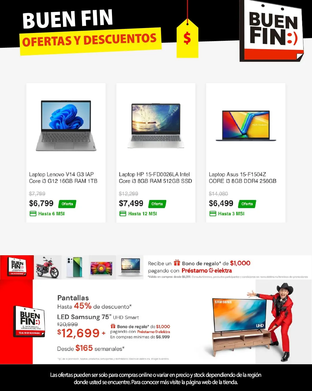 Catálogo de Elektra Descuentos de Buen fin! 15 de noviembre al 19 de noviembre 2024 - Pagina 7