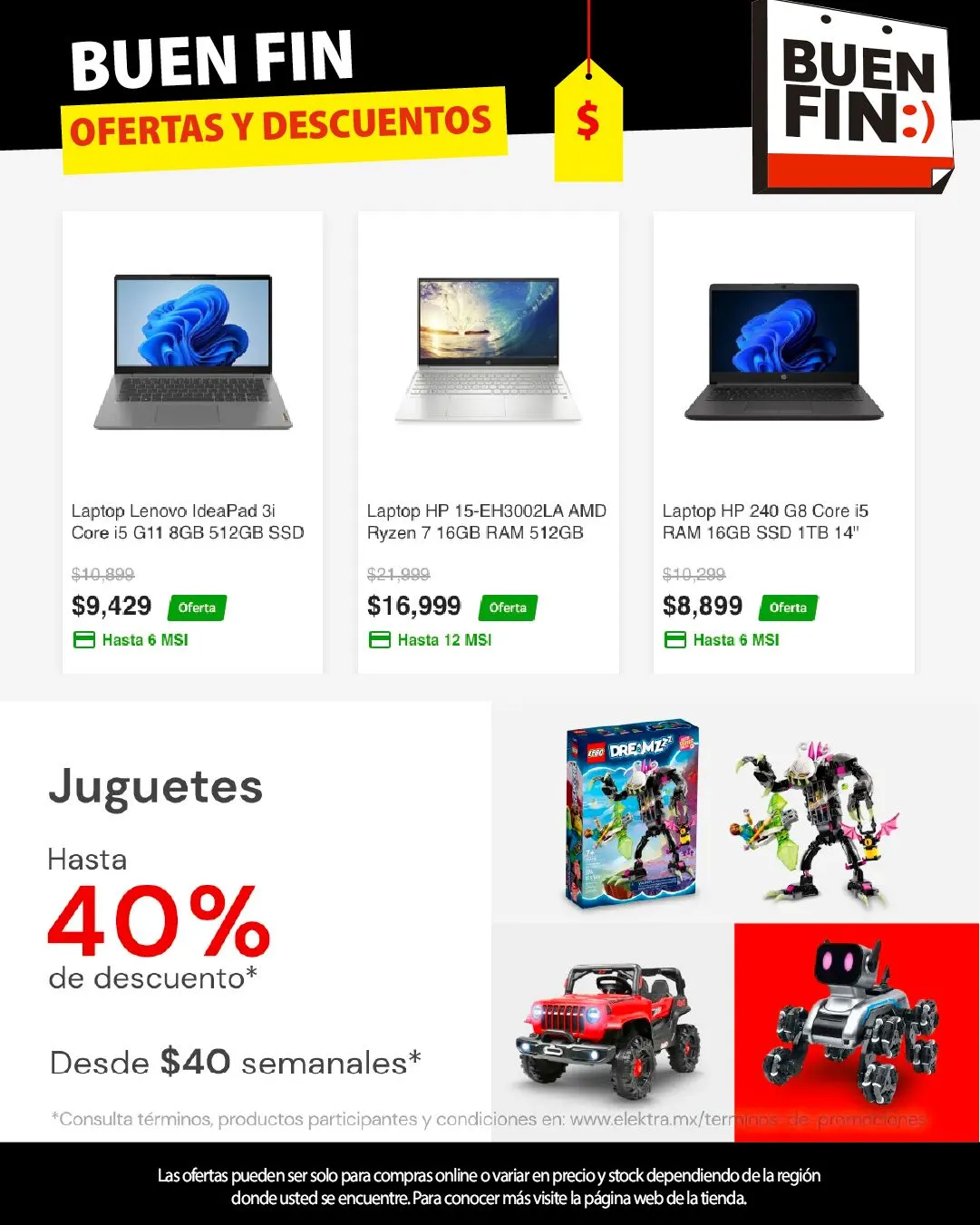 Catálogo de Elektra Descuentos de Buen fin! 15 de noviembre al 19 de noviembre 2024 - Pagina 4