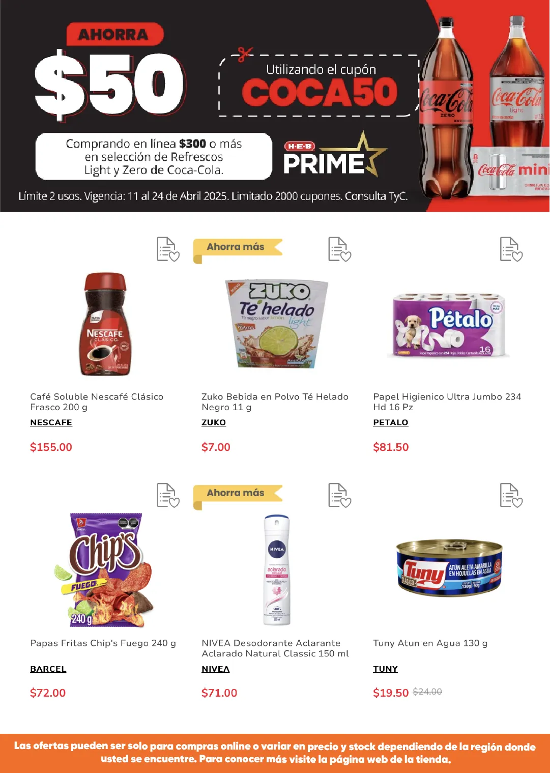 Catálogo de HEB Super ofertas 18 de abril al 2 de mayo 2025 - Pagina 4