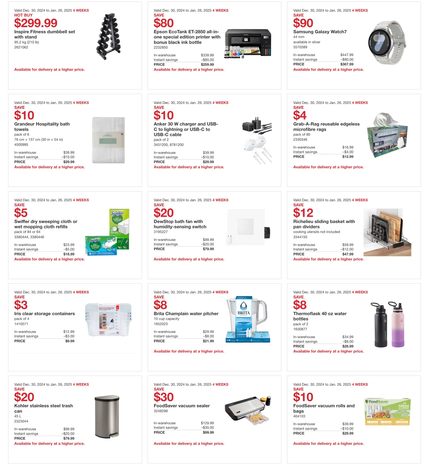 Costco Weekly deals! from January 7 to January 15 2025 - flyer page 2
