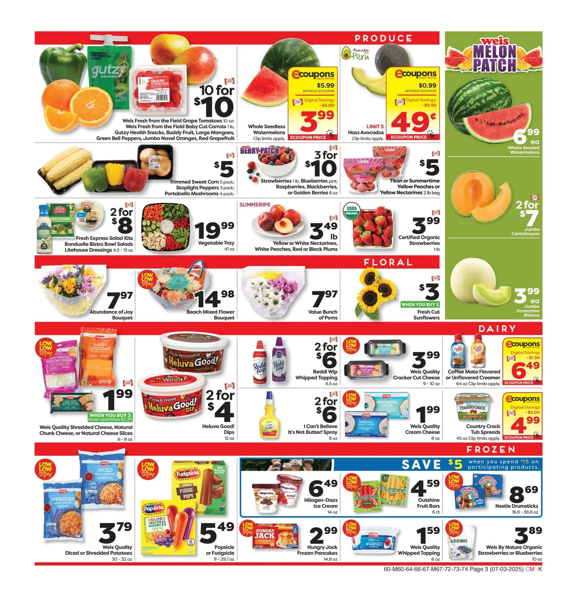 Weekly ad Weis Sales from July 3 to July 9 2025 - Page 3