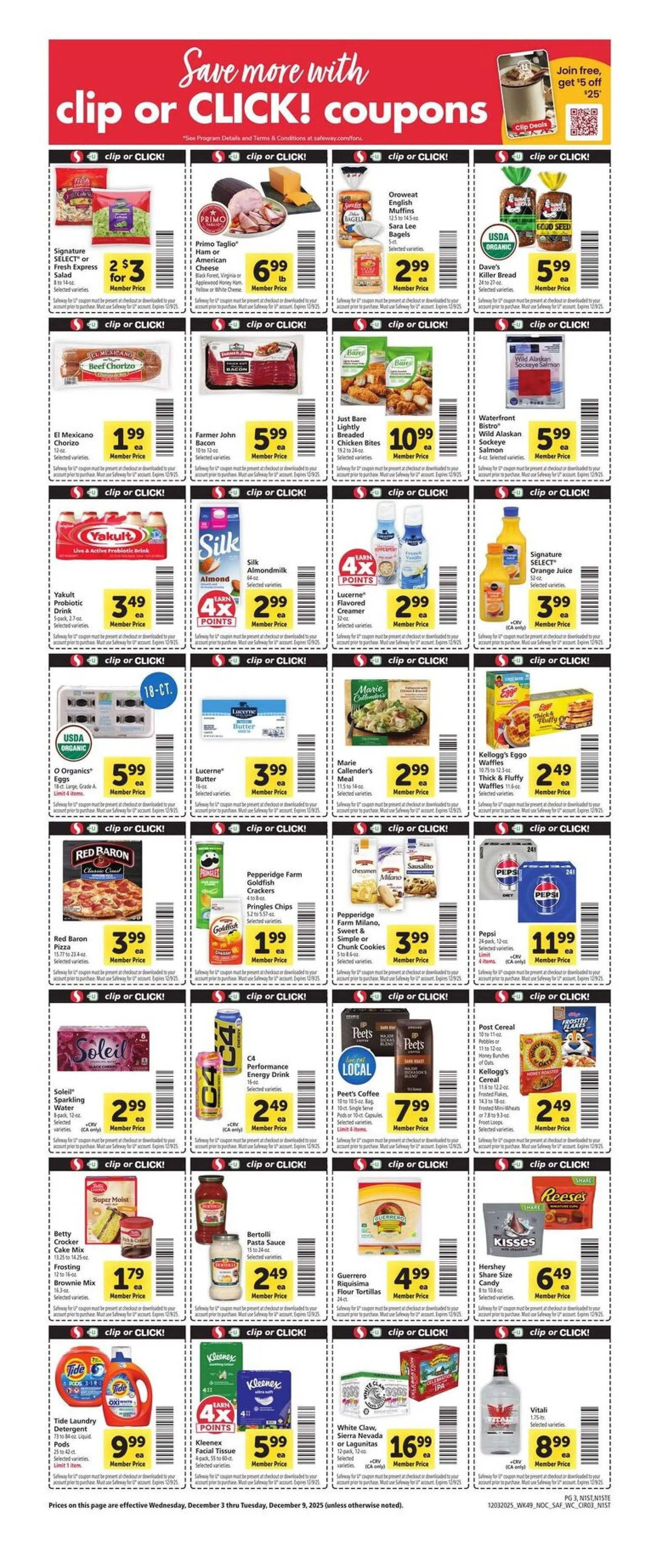 Weekly ad Safeway Sales from December 3 to December 9 2025 - Page 3