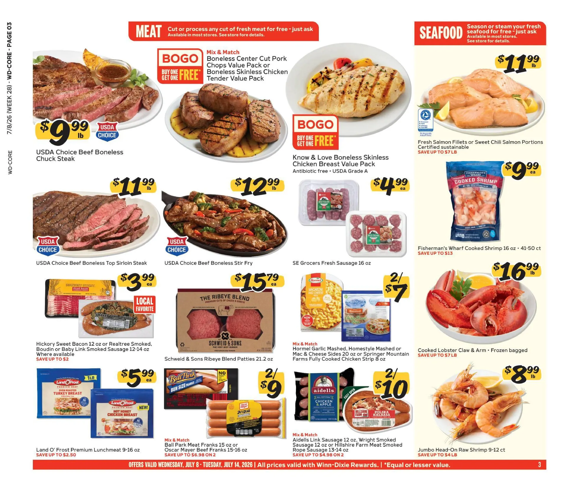 Weekly ad Winn Dixie Sales from July 8 to July 14 2026 - Page 3