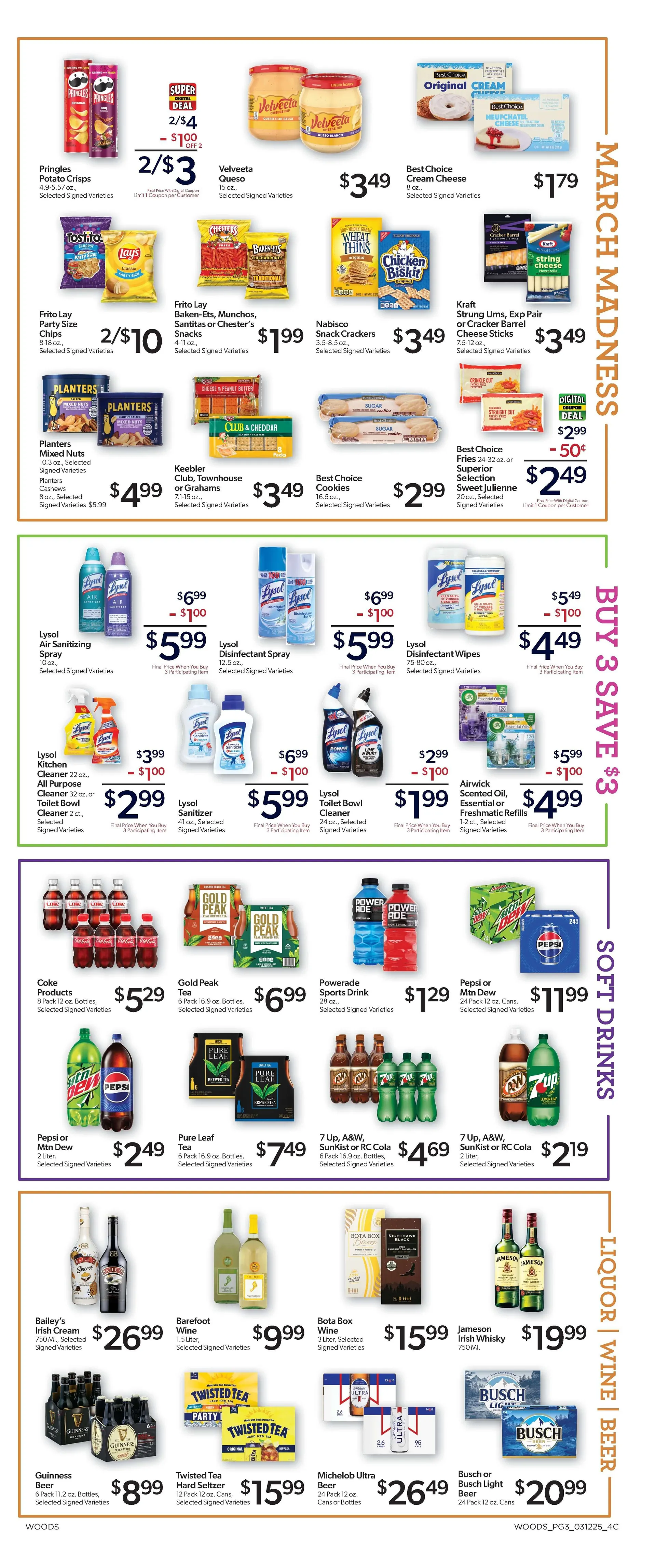 Weekly ad Woods Supermarket Deals from March 13 to March 18 2025 - Page 3