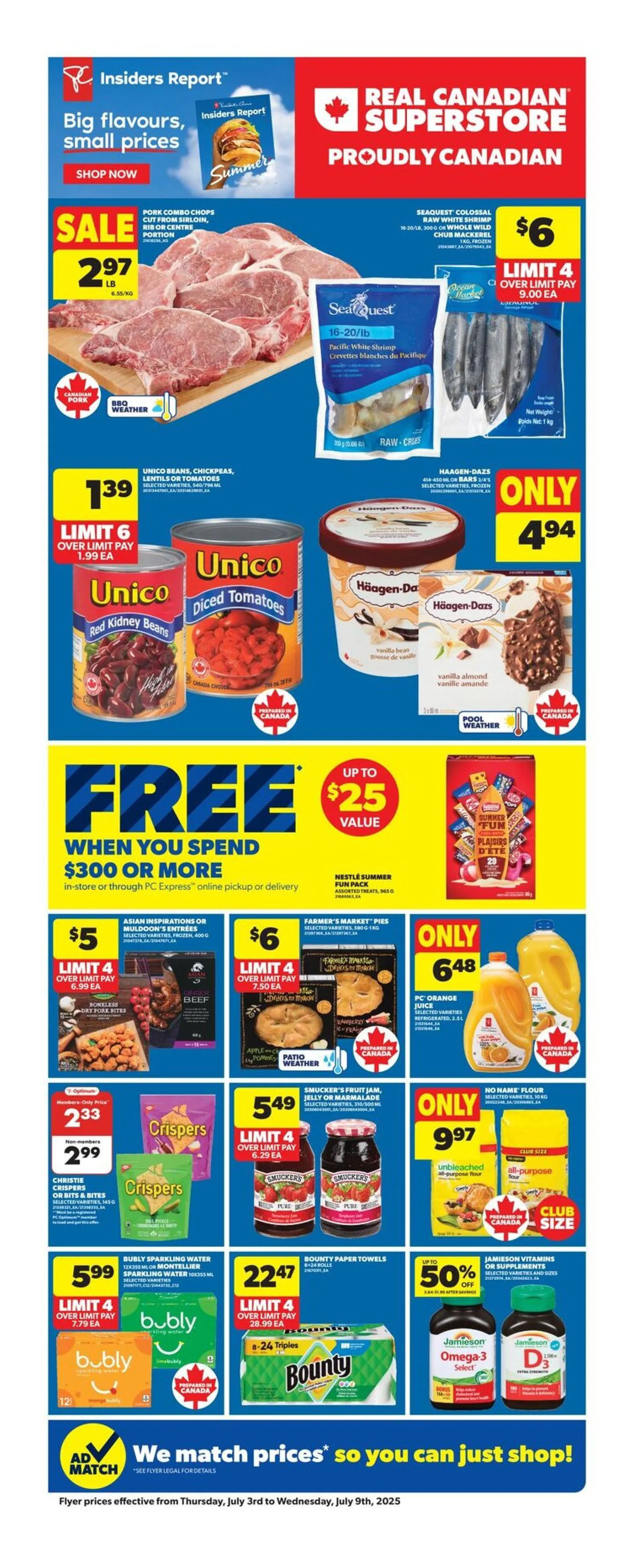 Real Canadian Superstore fSales from July 3 to July 9 2025 - flyer page 3