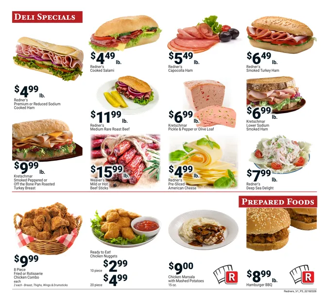 Weekly ad Redner's Market Sales from February 19 to February 25 2026 - Page 3