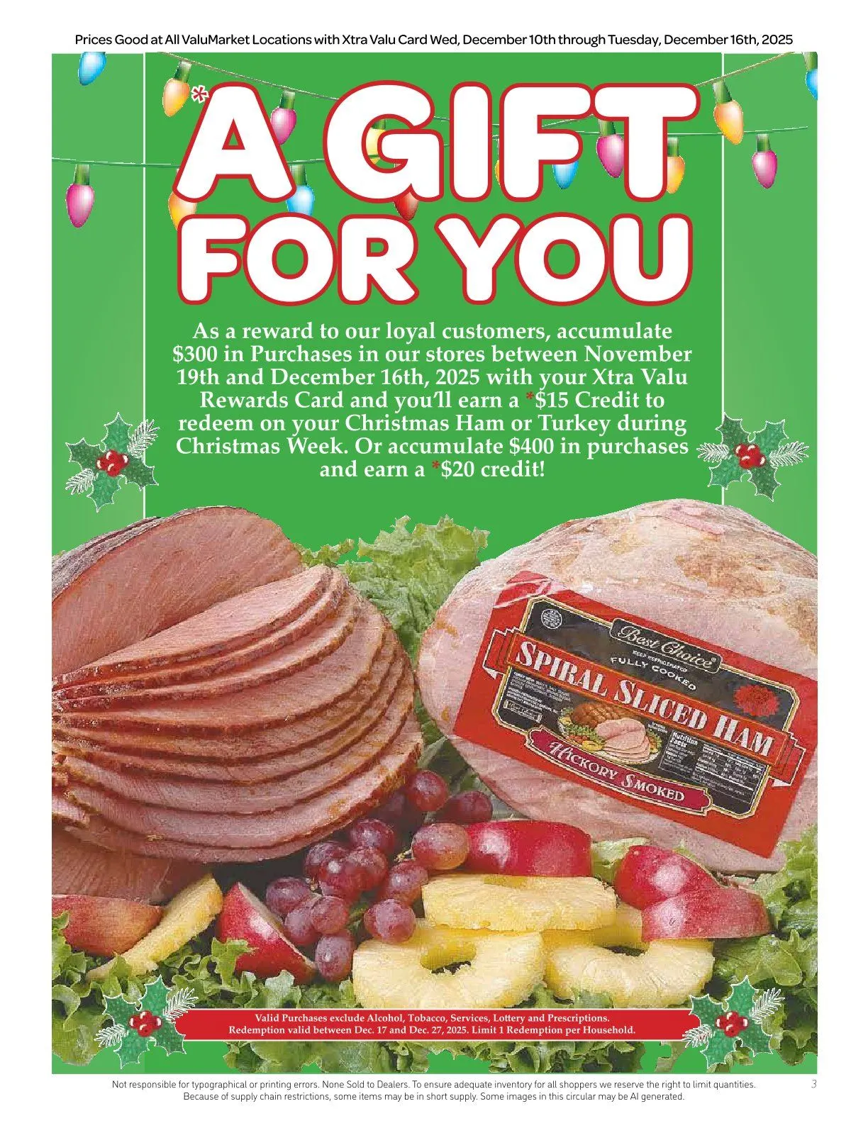 Weekly ad ValuMarket Sales from December 10 to December 16 2025 - Page 3