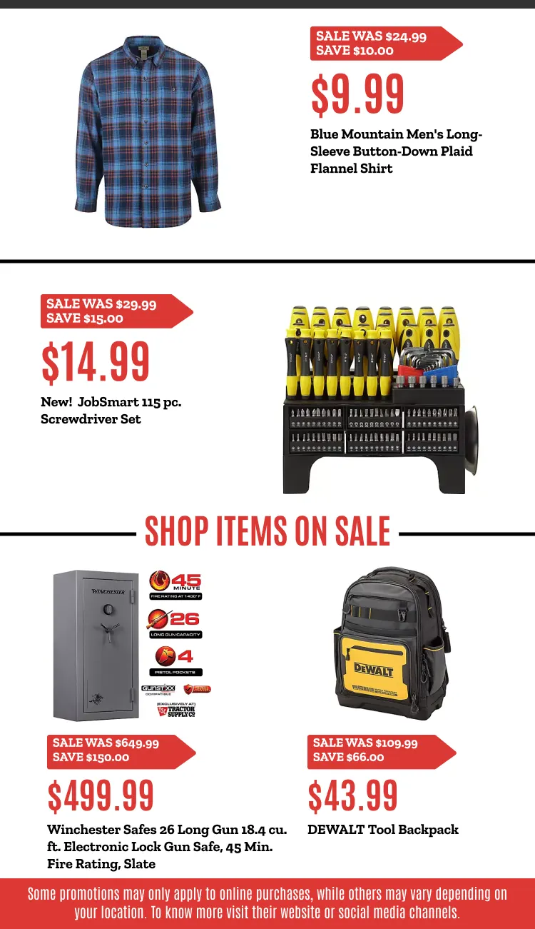 Weekly ad  Tractor Supply Co. Sales from December 30 to January 18 2026 - Page 3