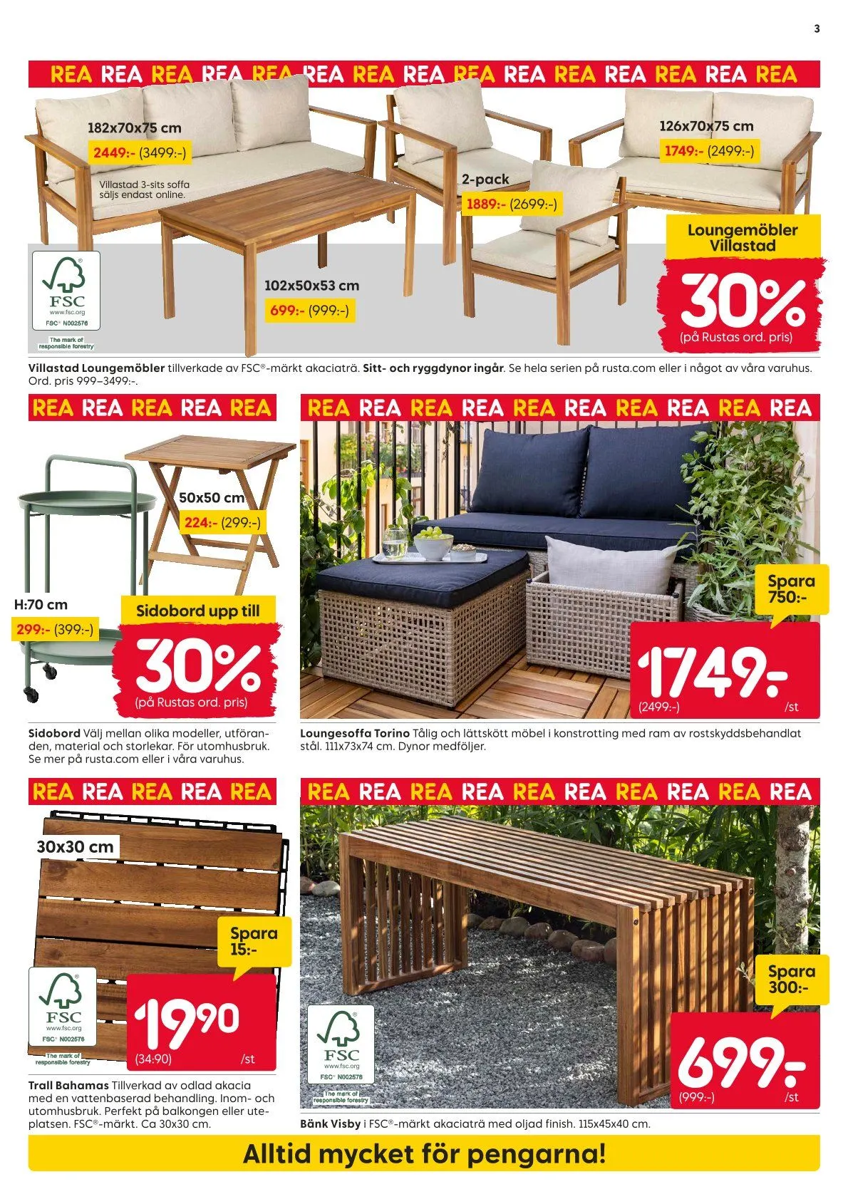 Rusta erbjudanden från 22 juni till 28 juni 2026 - Reklamblad sidor 3