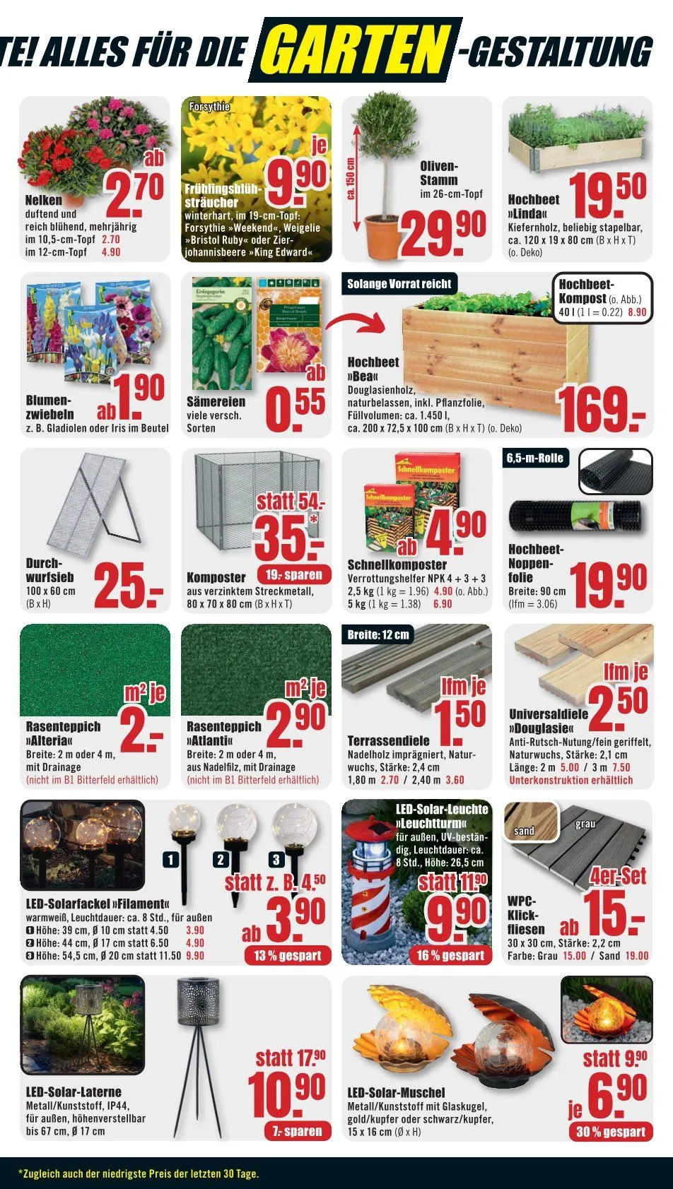 B1 Discount Baumarkt Prospekt von 17. März bis 21. März 2025 - Prospekt seite 3