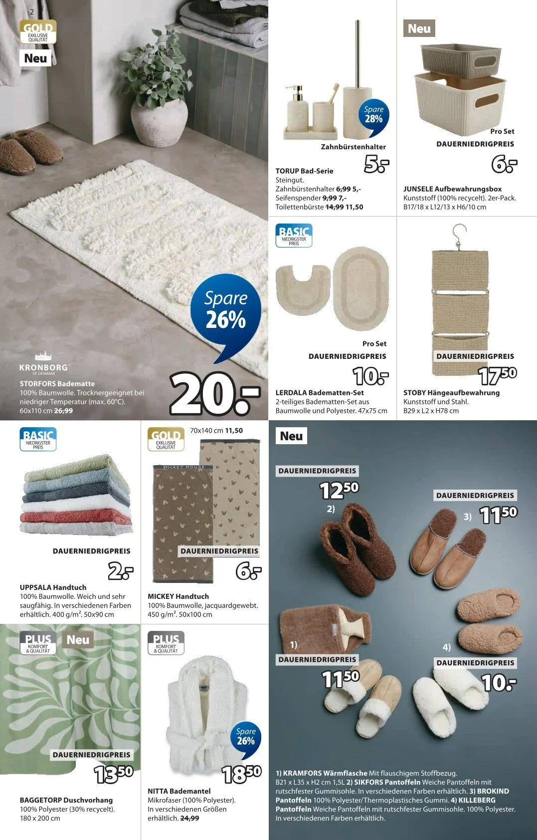 JYSK Angebote von 19. Oktober bis 29. November 2025 - Prospekt seite 2