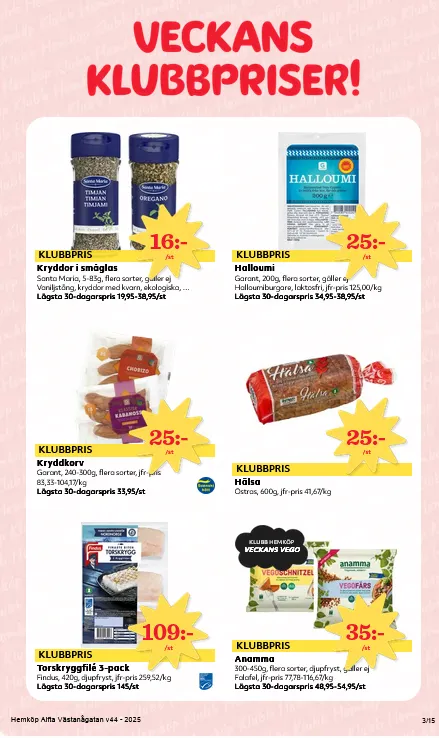 Senaste Hemköp erbjudanden från 27 oktober till 2 november 2025 - Reklamblad sidor 3