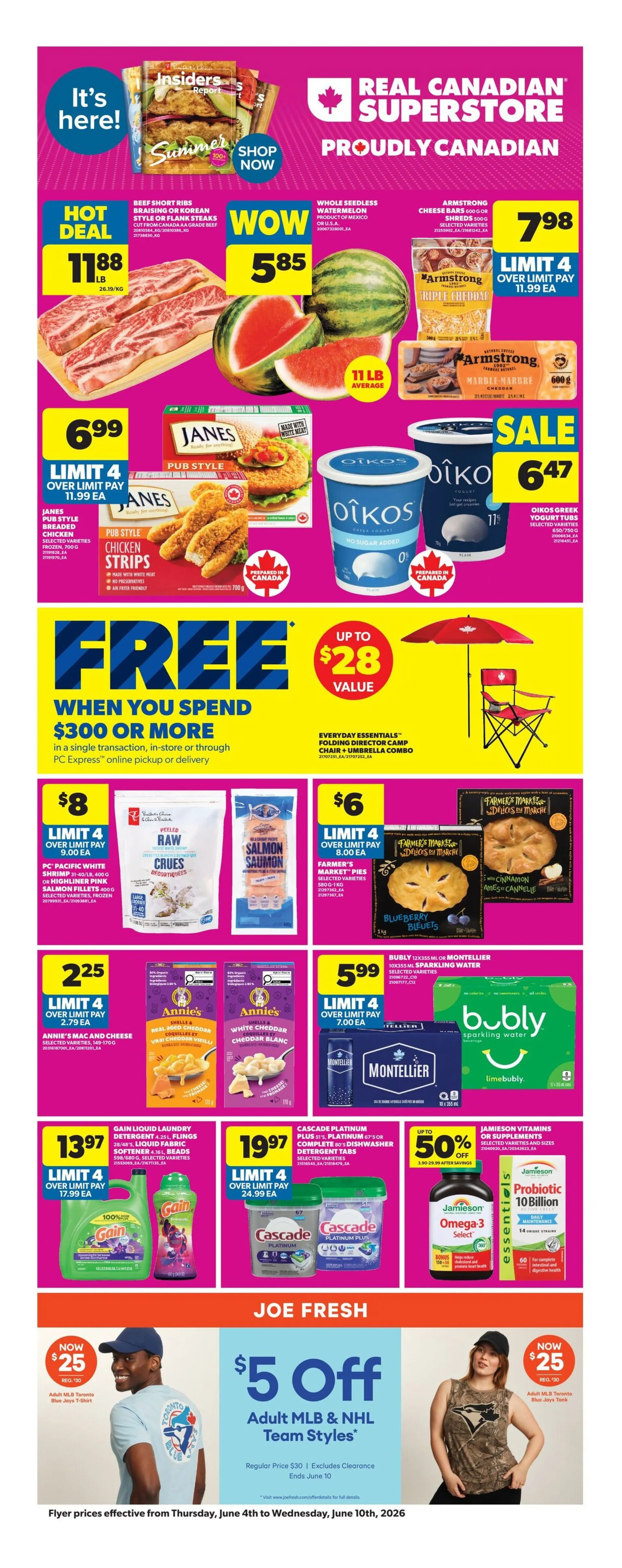 Real Canadian Superstore Sales from June 4 to June 10 2026 - flyer page 