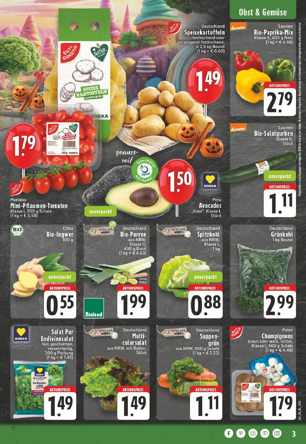 Edeka Prospekte von 25. Oktober bis 1. November 2025 - Prospekt seite 3